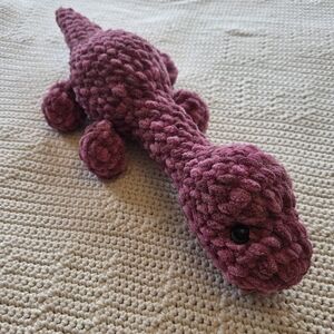 Plush Textured Dinosaur Toy - Pink